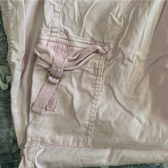 American Eagle Light Pink Cargo Pants Size 0 Short - Picture 2 of 7